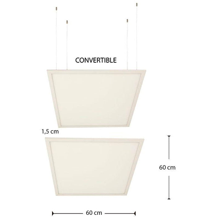 LAMP. LED TECHO BLANCO 1L 48W 100-277V 4000K (CONVERTIBLE)