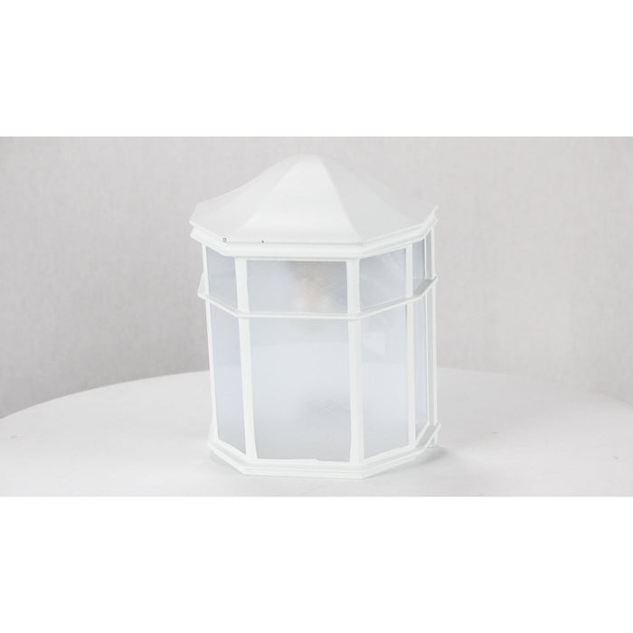 LAMP. EXT. PARED BLANCO 1L E27 60W