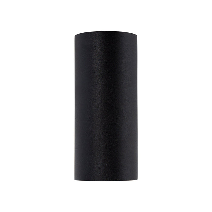 Aplique Pared Exteriores Cilíndrico Negro 3e Led Integrado 2