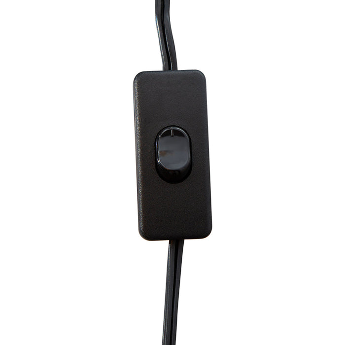 Lampara De Mesa Moderno Negro 60W E27 1 Luz