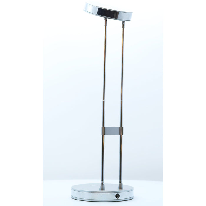 LAMP. LED ESCRITORIO CROMO Y PLATEADO 1L 5W 85-265V 6400K