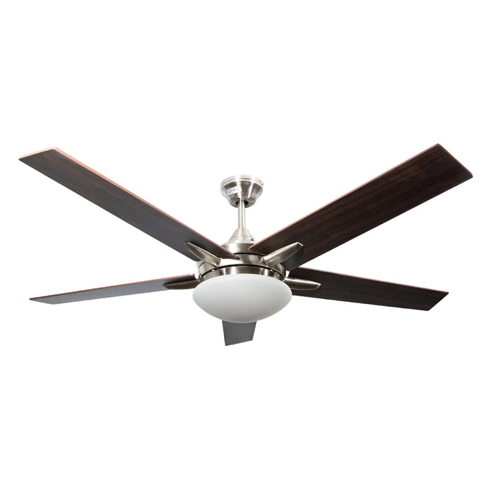 Ventilador de Techo 52" Níquel Satinado 2 luces, 40W, E27