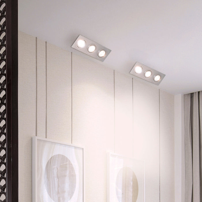 Foco LED Tipo MR16 LED Integrado 4w Luz Amarilla 2700k Socket G5 3 set