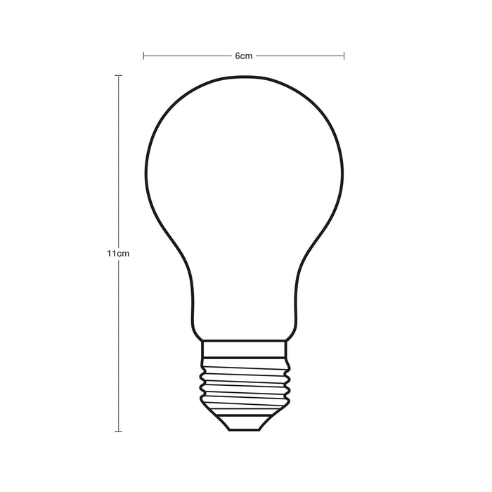 Foco LED Tipo A60 LED Integrado Dimeable 7w Luz Cálida 3000k Socket E27