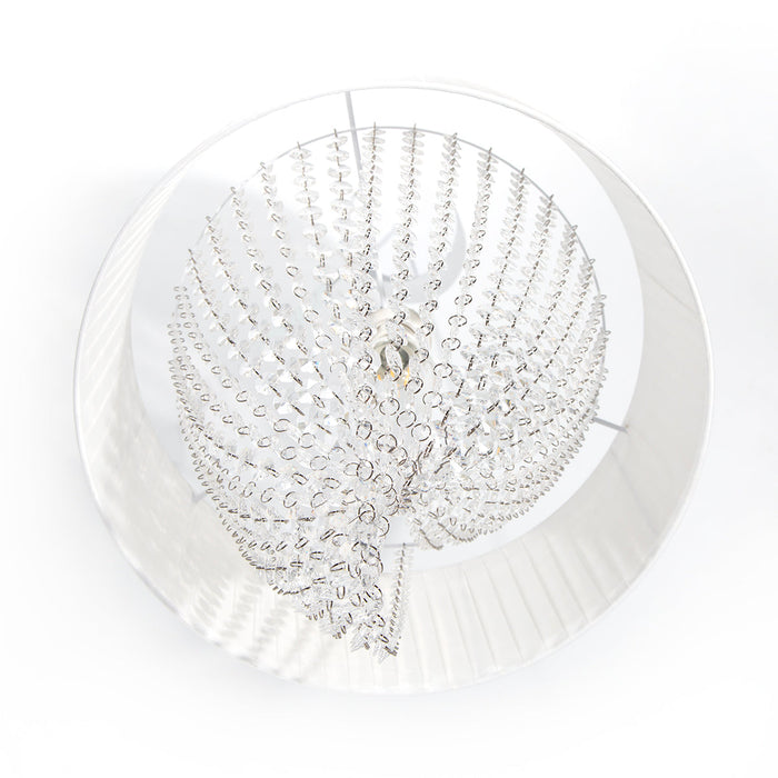 Lámpara Colgante Blanco , Esferas de Acrílico ,1 Luz