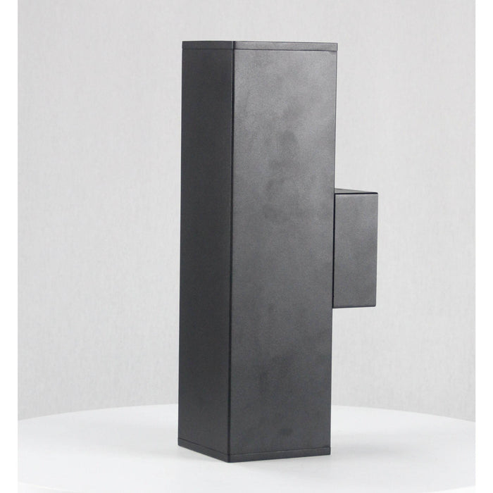 Lámpara Exterior  Pared Negro 2L E27 75W