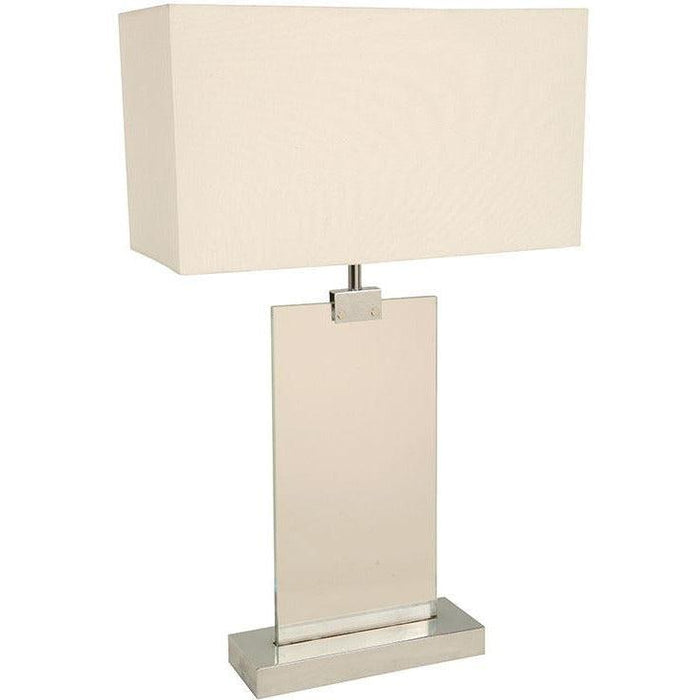 Lámpara Mesa Cromo 1L E27 60W