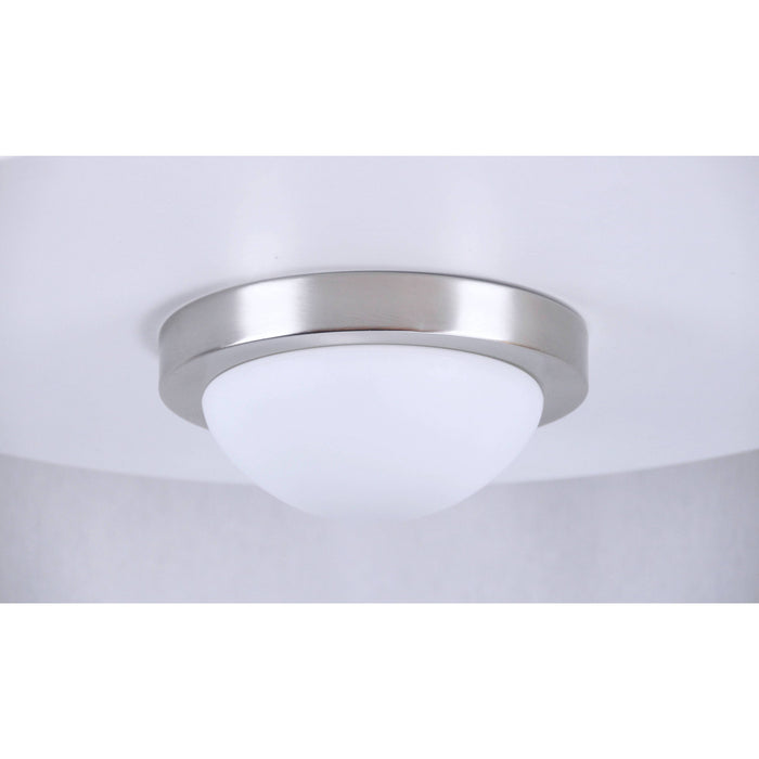 LAMP. TECHO NÍQUEL SATINADO 1L E27 60W