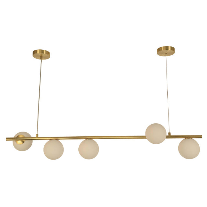 LAMP. COLGANTE BRONCE 5L G9 5W