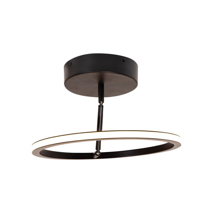 Lámpara de techo LED 4000K, acabado negro, 20W 450 lm