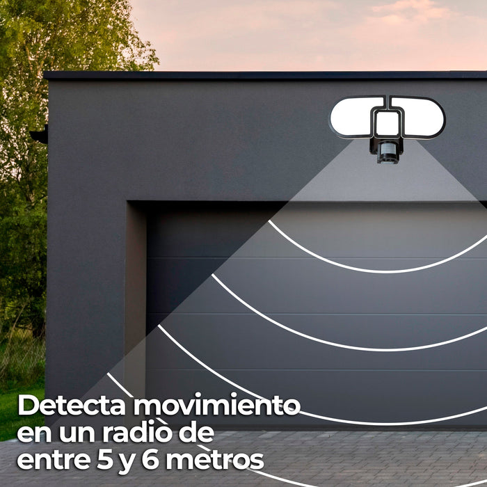 Lámpara Solar LED con Sensor de Movimiento