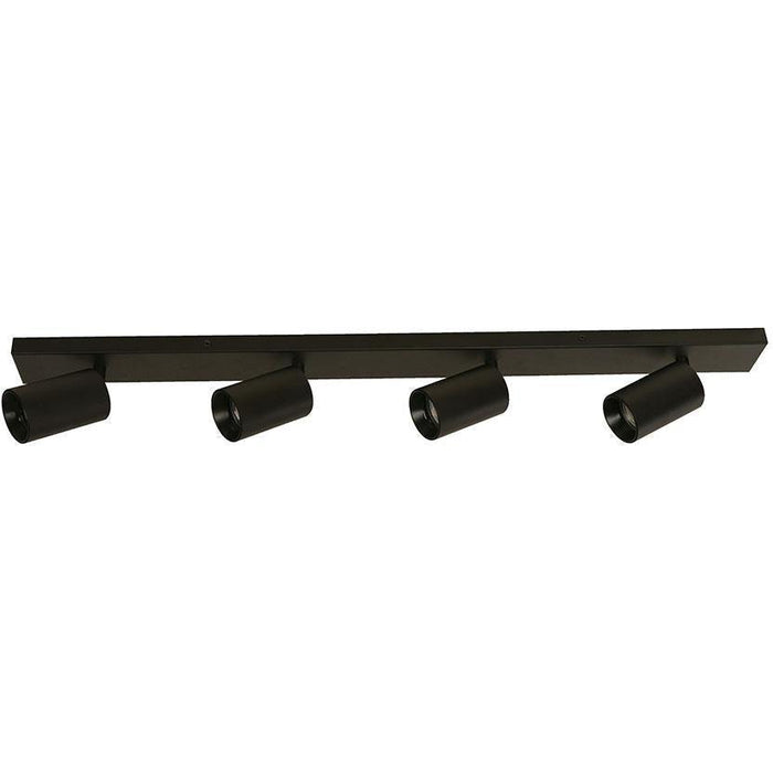 Lámpara Techo Reflectora Negro 4L Gu10 5W