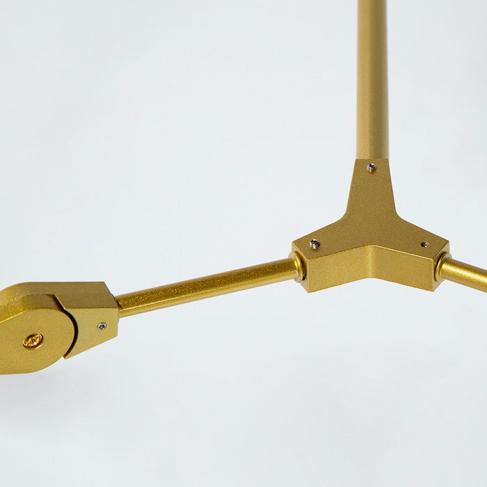 Lámpara de Techo Designers Dorado 3 Luces 40W E27
