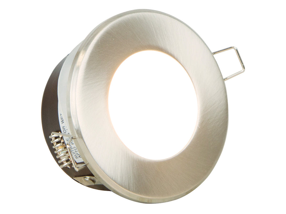 Lámpara Empotrable Color Níquel Satinado de 1 Luz