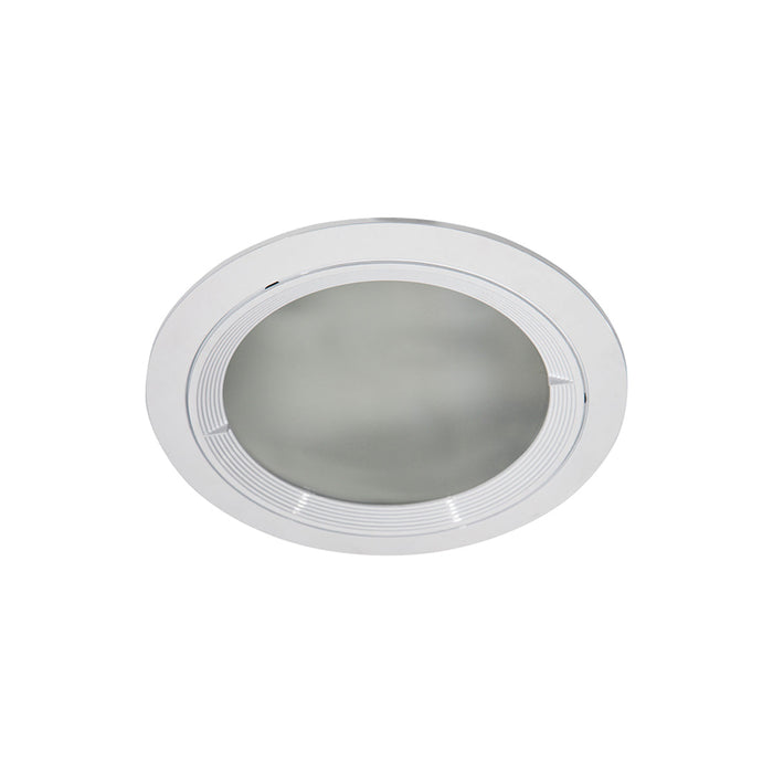 Kit 4 Bases Spot Empotrable Blanco + 8 Focos E27 6500K 5W