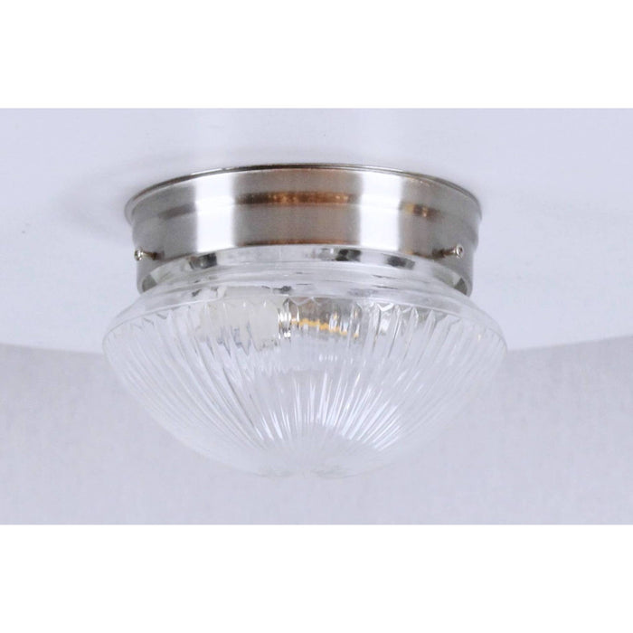 LAMP. TECHO NIQUEL SATINADO 1L E27 60W