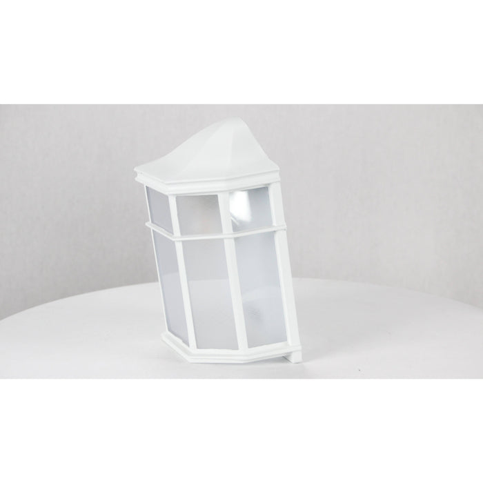 LAMP. EXT. PARED BLANCO 1L E27 60W