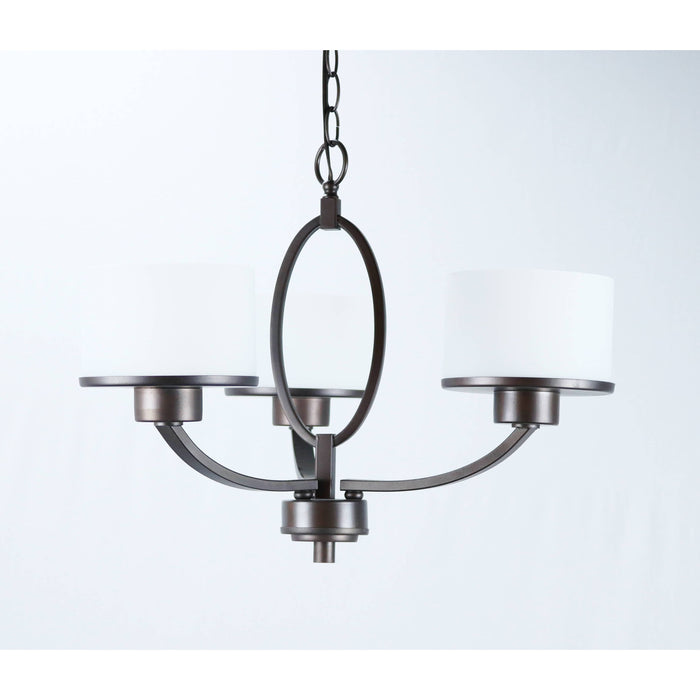 Lámpara Colgante Bronce Cepillado 3L E27 60W