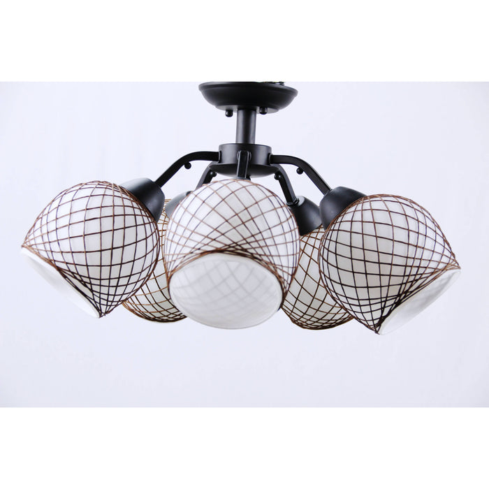 LAMP. TECHO NEGRO 5L E27 40W