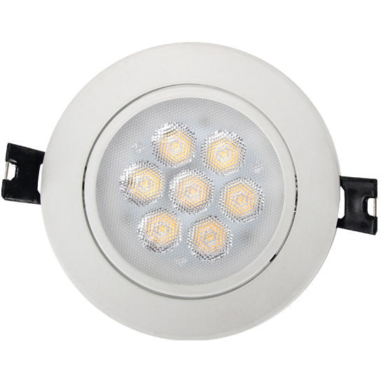 LAMP. LED TECHO BLANCO 1L 7W 85-265V 2700K