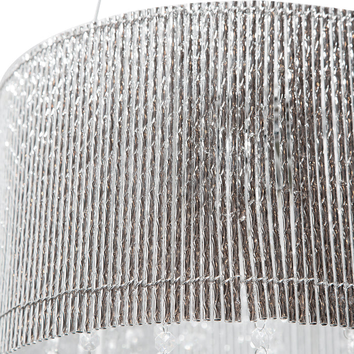 Lámpara Colgante Lumicentro Níquel Satinado 3 Luces 60W E27