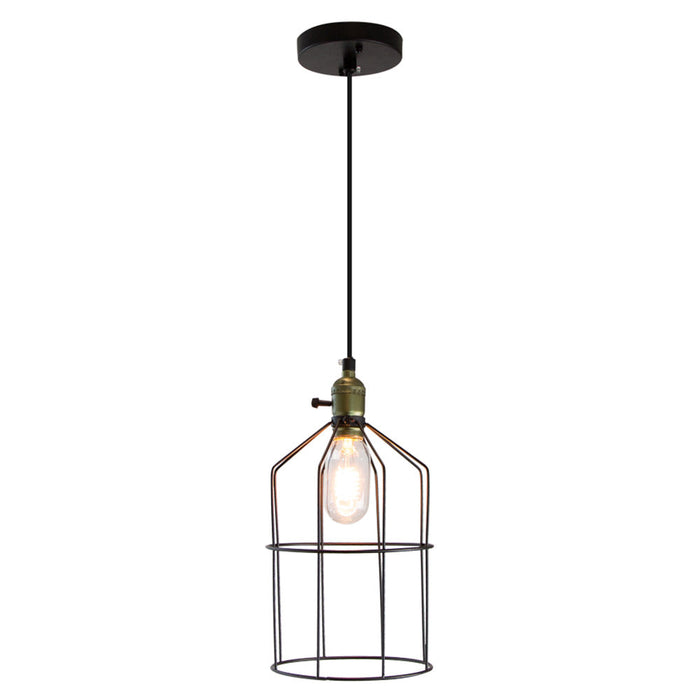 Lámpara Colgante, Negro, 1 Luz Piave