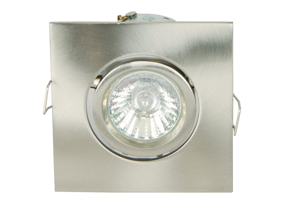 Lámpara Empotrable de 50 W Color Níquel Satinado de 1 Luz