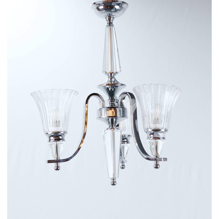 Lámpara Colgante Cromo 3L E27 60W