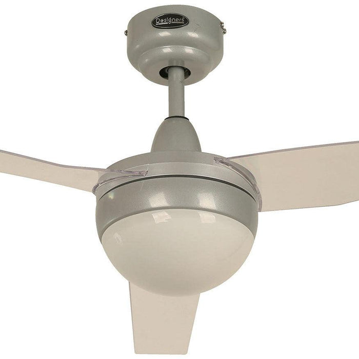 Ventilador De Techo 42" Gris 2L E27 13W Con Control De Pared