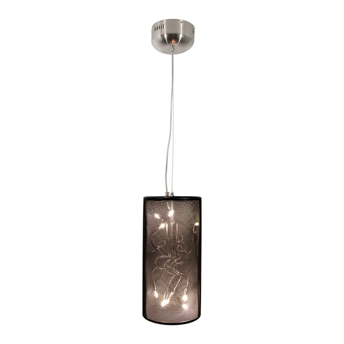 Lámpara Colgante Inlite Color Negro de 9 Luces