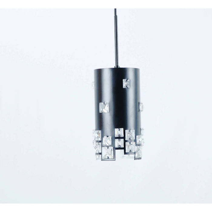 Lámpara Techo Negro 1L E27 60W N/B