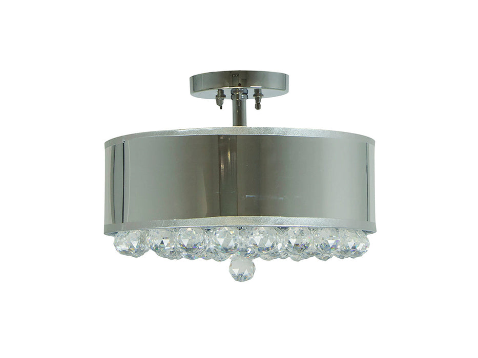 Lámpara Colgante Decorativa Acero Cromo E27 60w 5 Luces