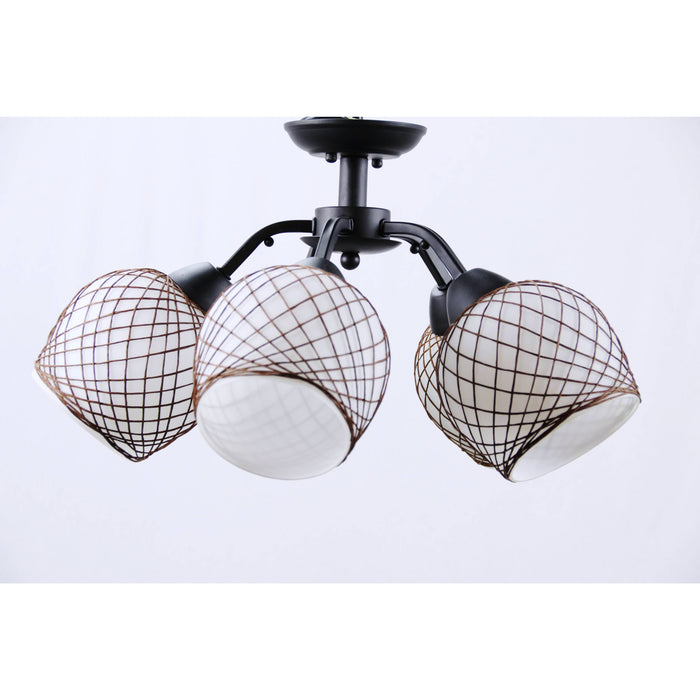 LAMP. TECHO NEGRO 5L E27 40W