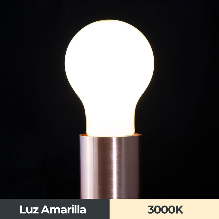 Foco LED Tipo A60 LED Integrado Dimeable 7w Luz Cálida 3000k Socket E27