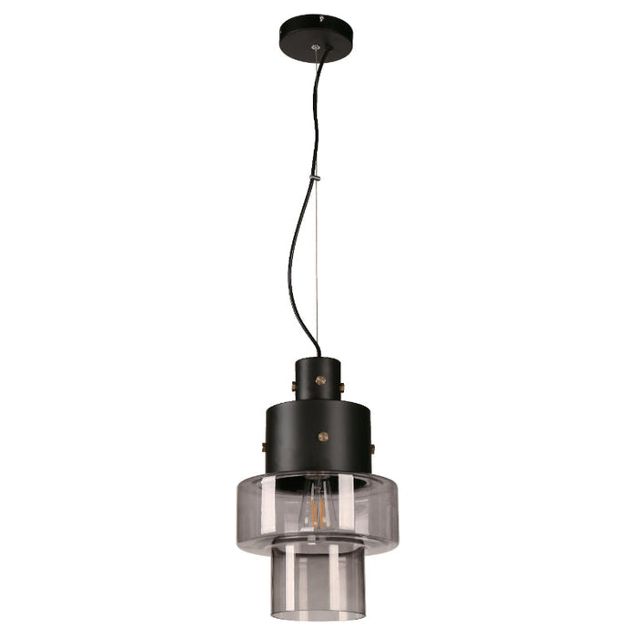 LAMP. TECHO AHUMADO 1L E27 60W