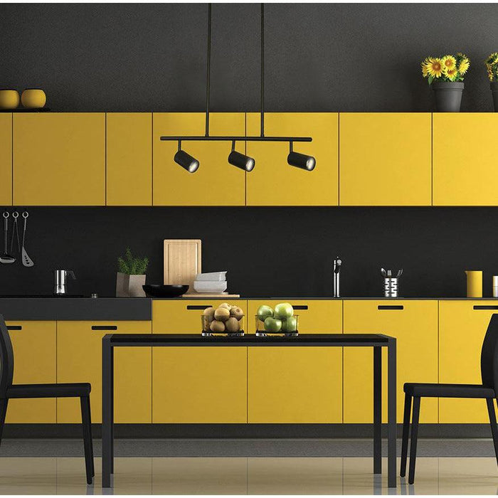 Lámpara Colgante Negro 3L Gu10 5W