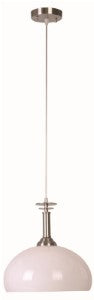 Lámpara Colgante Moderna Blanca E27 60w 1 Luz
