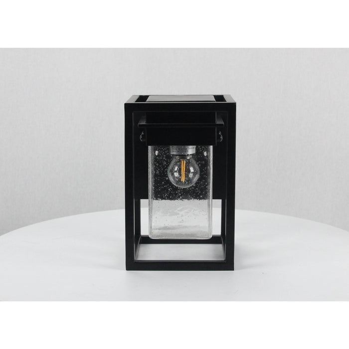 Lámpara Exterior  Pared Negro 1L E27 40W