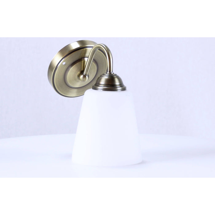 LAMP. PARED BRONCE ANTIGUO 1L E27 60W