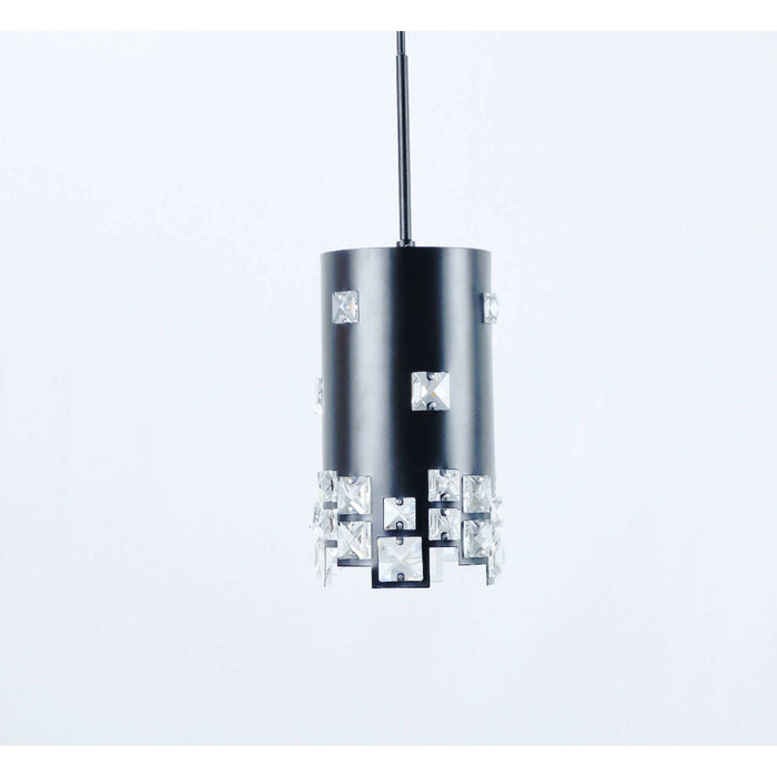 Lámpara Techo Negro 1L E27 60W N/B
