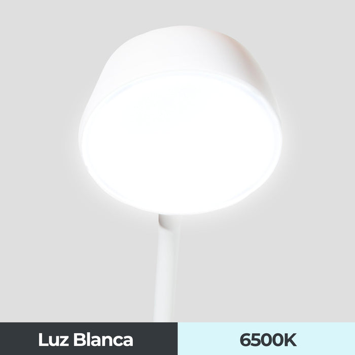 Lámpara LED De Lectura Para Escritorio Luz Blanca 6500K