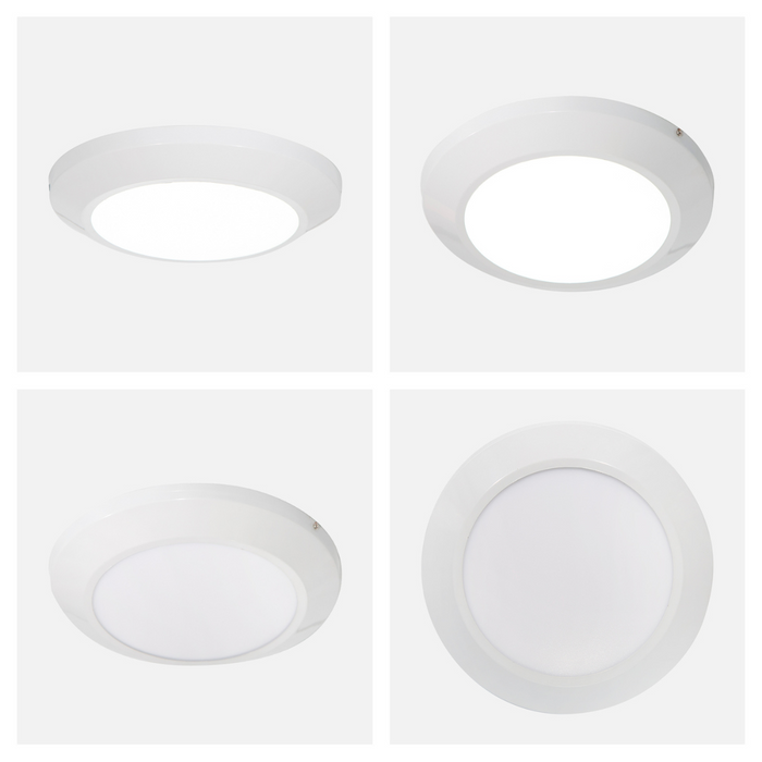 Lámpara de Techo Set 2 Piezas Plafón Luz Blanca 6500K 18W