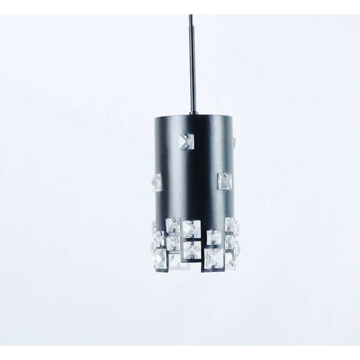 Lámpara Techo Negro 1L E27 60W N/B