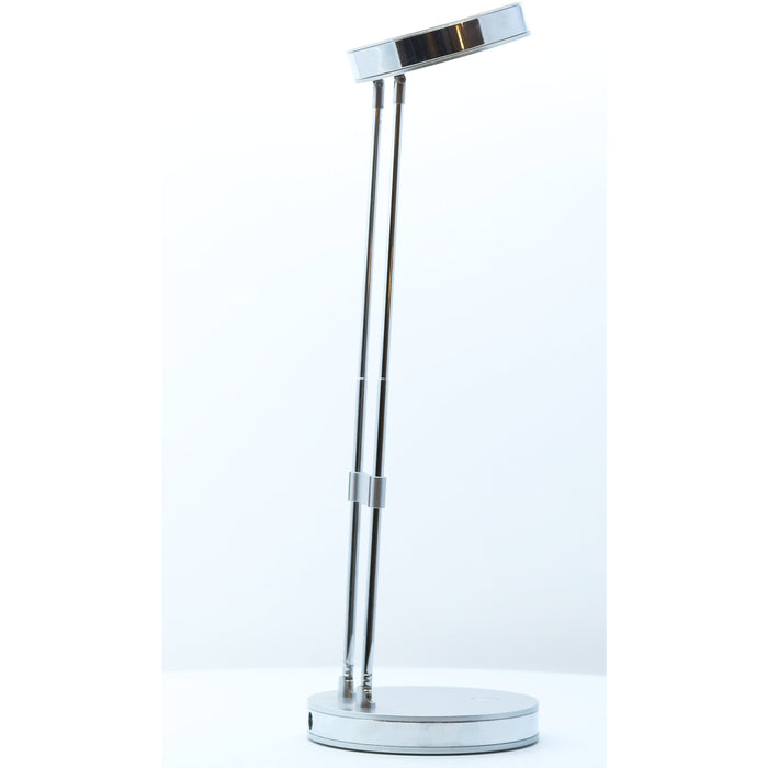 LAMP. LED ESCRITORIO CROMO Y PLATEADO 1L 5W 85-265V 6400K