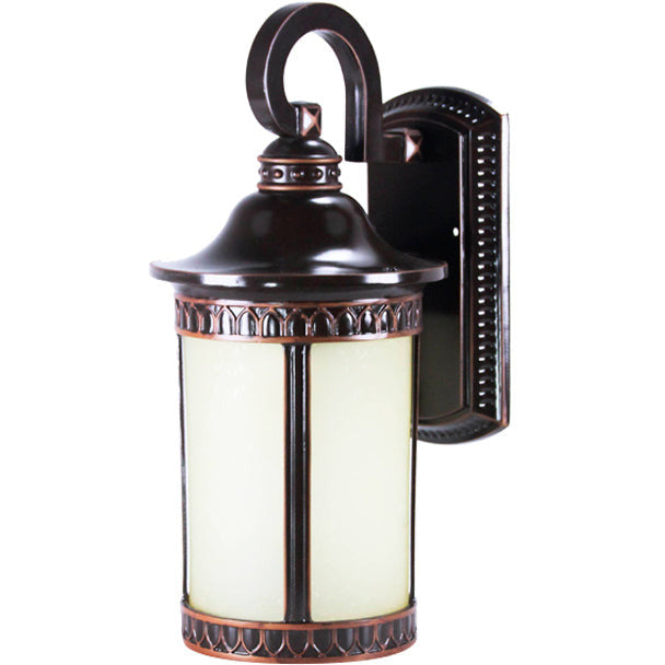 LAMP. EXT. PARED BRONCE OSCURO 1L E27 100W