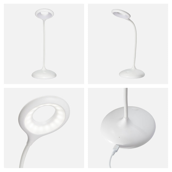 Lámpara De Escritorio Blanco 4w Led 1 Luz
