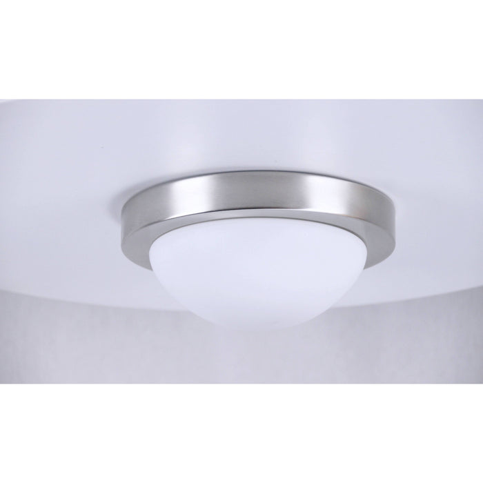 LAMP. TECHO NÍQUEL SATINADO 1L E27 60W
