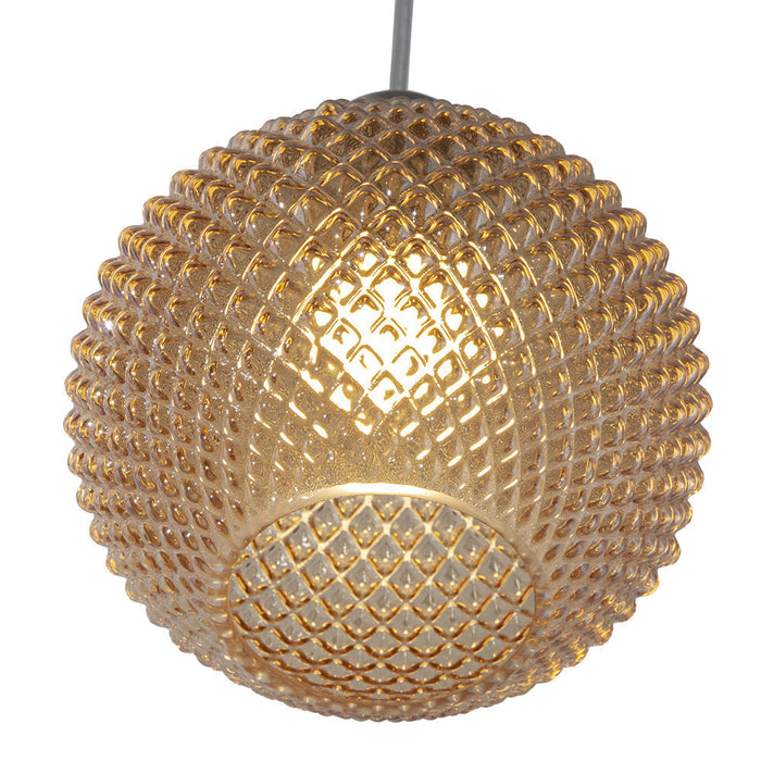 Lámpara de Techo Ike Lite Moderna Ambar 40W E27 1 Luz