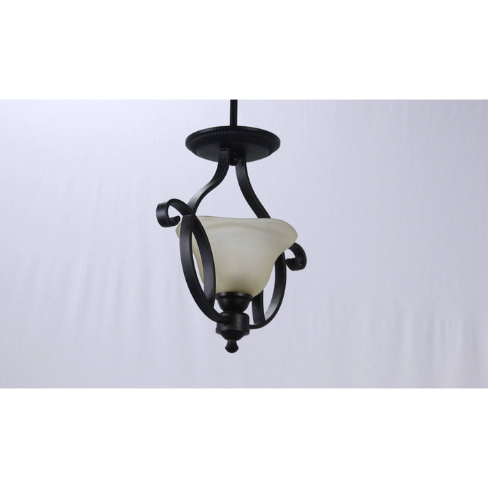 LAMP. TECHO CHOCOLATE 1L E27 60W