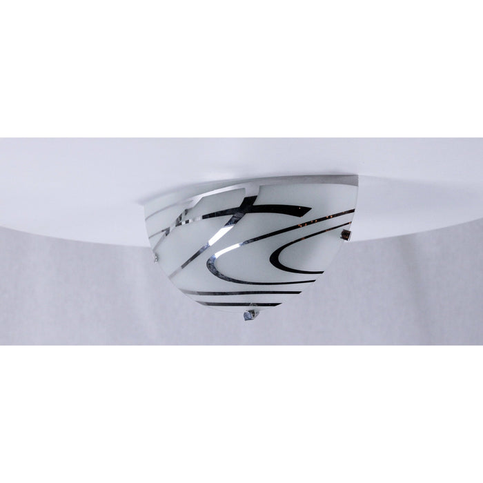 LAMP. PARED BLANCO CROMO 1L E27 60W